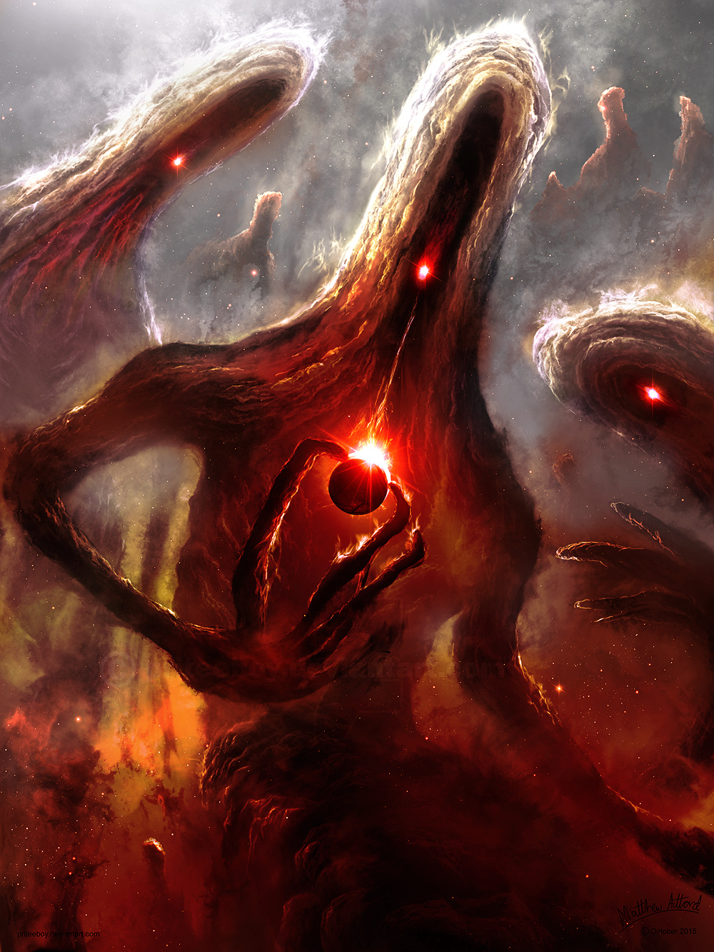 Nebulous Nightmares by Priteeboy D9exo9x